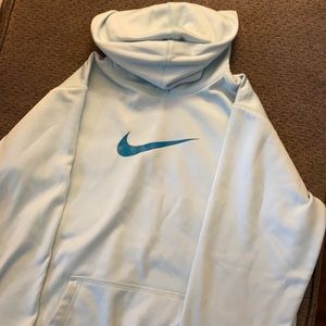 XL blue Nike sweatshirt.